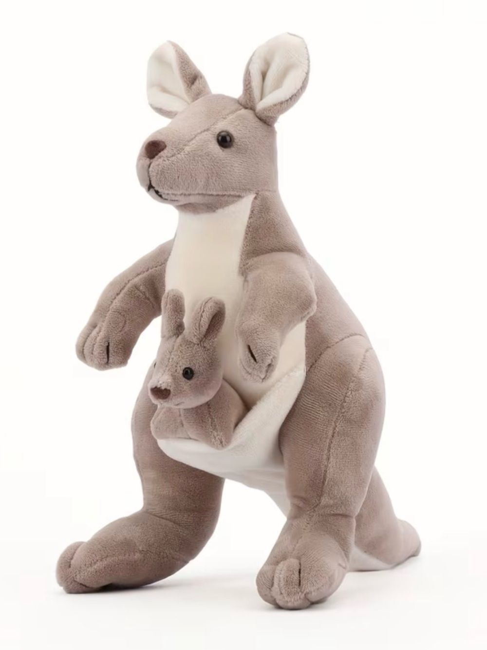 Plush Kangaroo with Baby